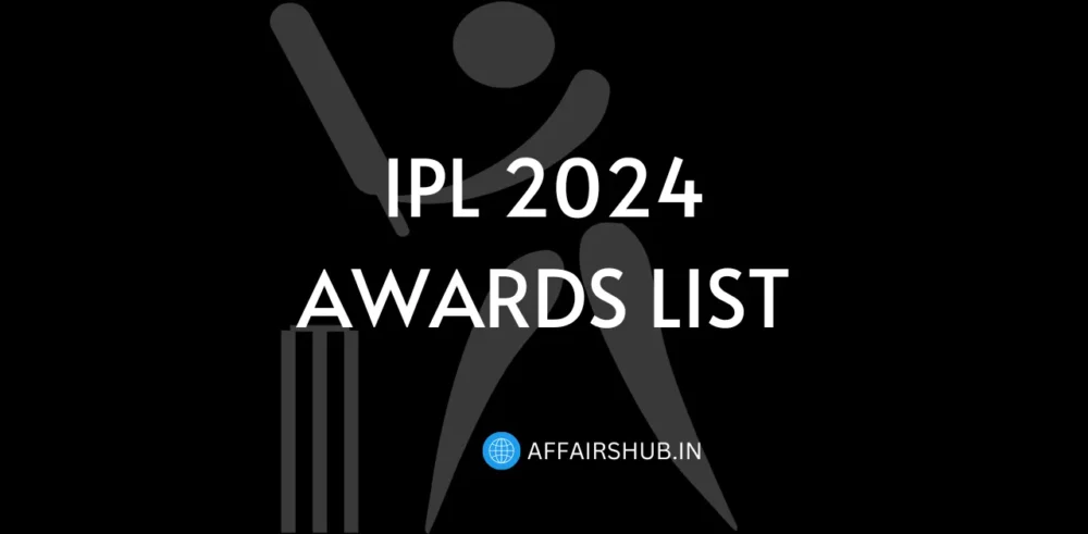 IPL 2024 Awards List