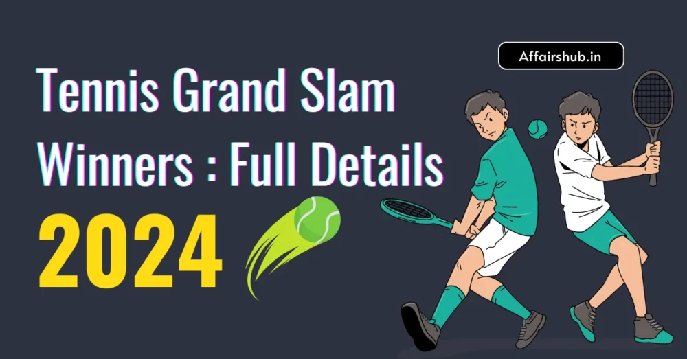 Tennis Grand Slam Winners Complete Details for Competitive Exams