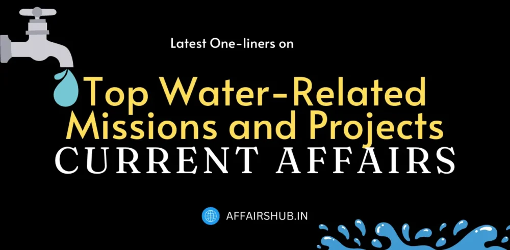 Top Water-Related Missions and Projects