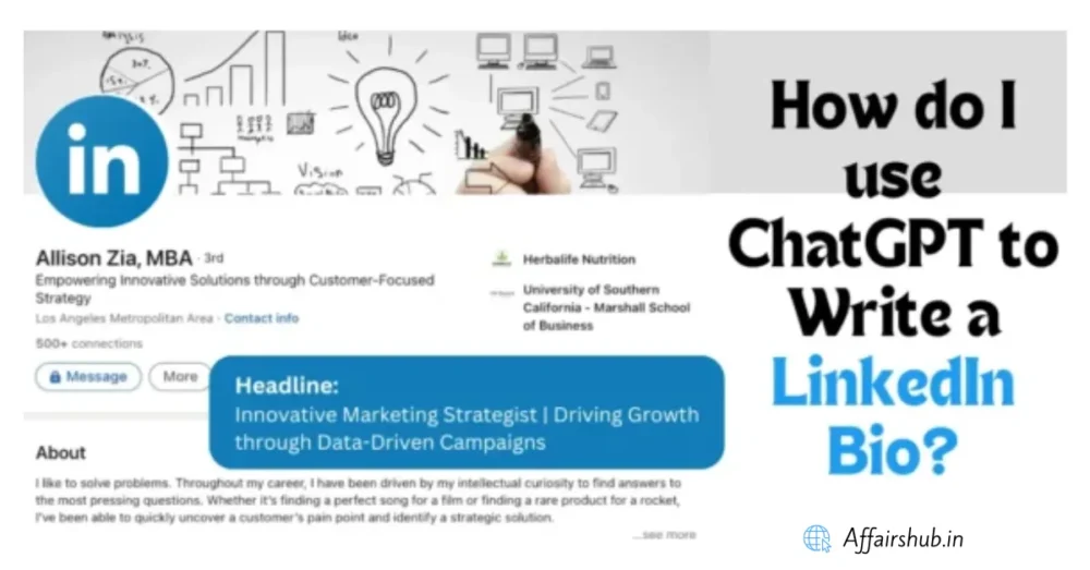 Step-by-Step Guide to Writing a LinkedIn Bio with ChatGPT