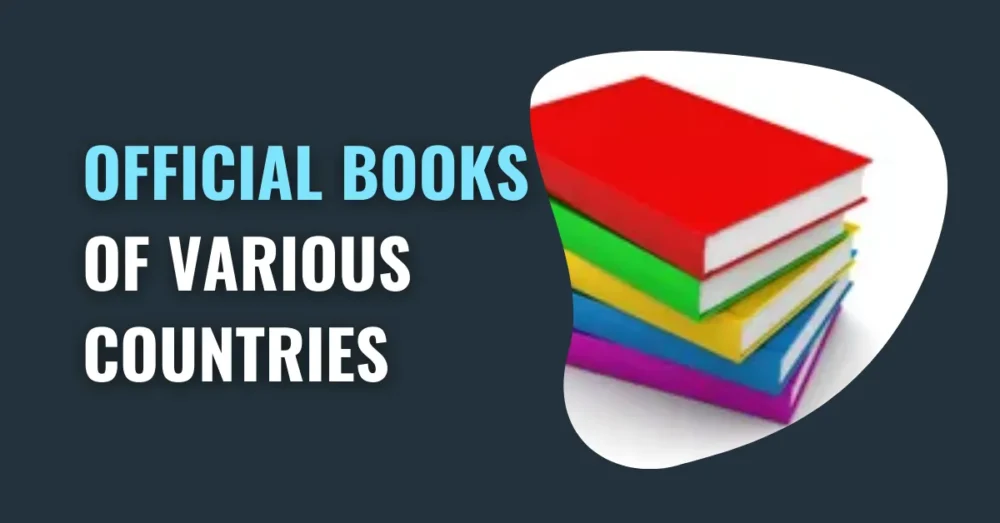 List of Official Books of Various Countries